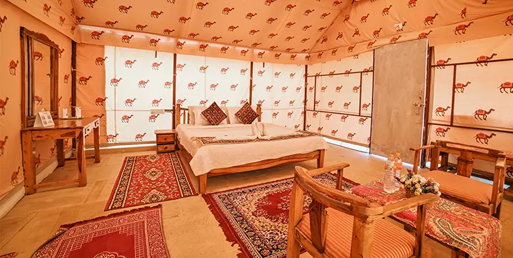 tent room at Jaisalmer